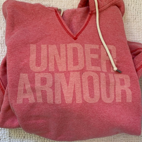 Under Armour Tops - Under Armour Pink Hoodie XL